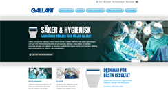 Desktop Screenshot of gallant-sweden.com