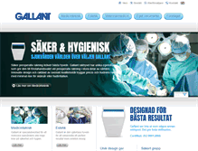 Tablet Screenshot of gallant-sweden.com